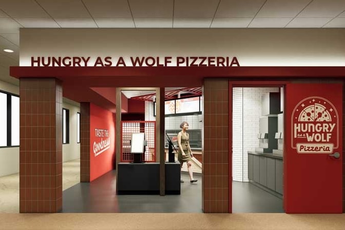 Hungry as a wolf Pizza outlet